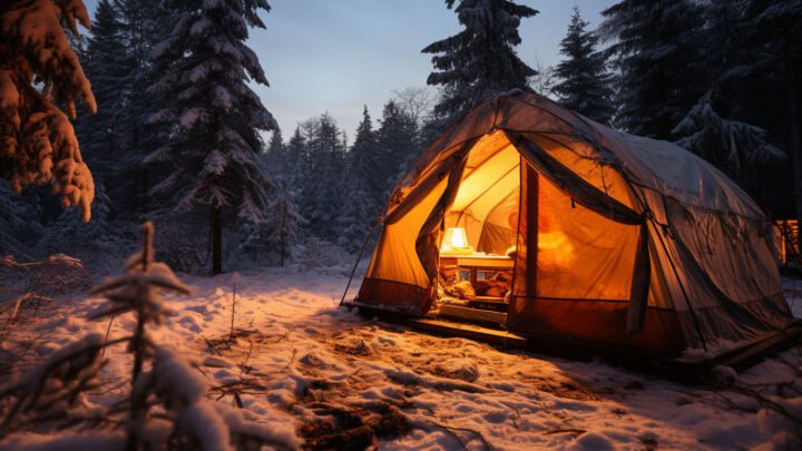 Camping en hiver : destinations et conseils