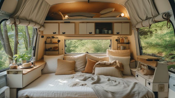 Trucs et astuces pour économiser de l&rsquo;espace en caravane