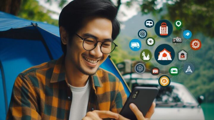 Les meilleures applications mobiles pour partir au camping