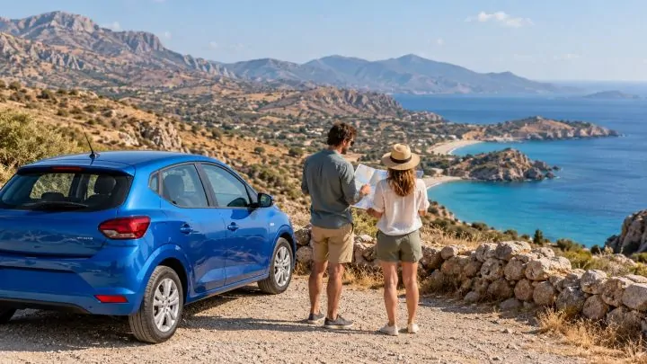 Road trip en Crète : louer sans caution ni carte de crédit, combien ça coûte vraiment ?